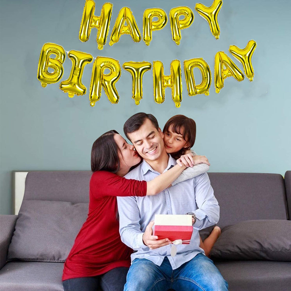 BALONY NA URODZINY URODZINOWE HAPPY BIRTHDAY DUŻA GIRLANDA 40cm DEKORACJA