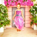 SUKNIA BALOWA DLA DZIEWCZYNKI NA BAL KSIĘŻNICZKA PRZEBRANIE NA BAL FALBANY