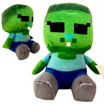MASKOTKA MINECRAFT BABY ZOMBIE FIGURKA PLUSZAK Z GRY LUDZIK PRZYTULANKA