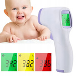 TERMOMETR BEZDOTYKOWY NA PODCZERWIEŃ LCD DLA DZIECI I DOROSŁYCH DOKŁADNY