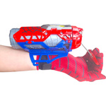 SPIDERMAN ZESTAW 5w1 WYRZUTNIA SIECI LUB WODY STRZELA SERPENTYNA RĘKAWICA 