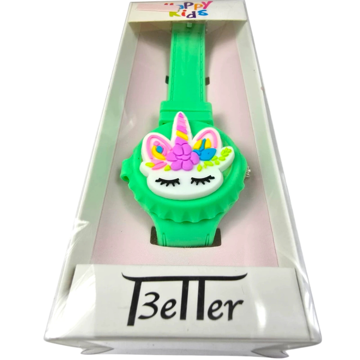 ZEGAREK DZIECIĘCY HAPPY KIDS JEDNOROŻEC EDU NA PREZENT PIERWSZY ZEGAREK