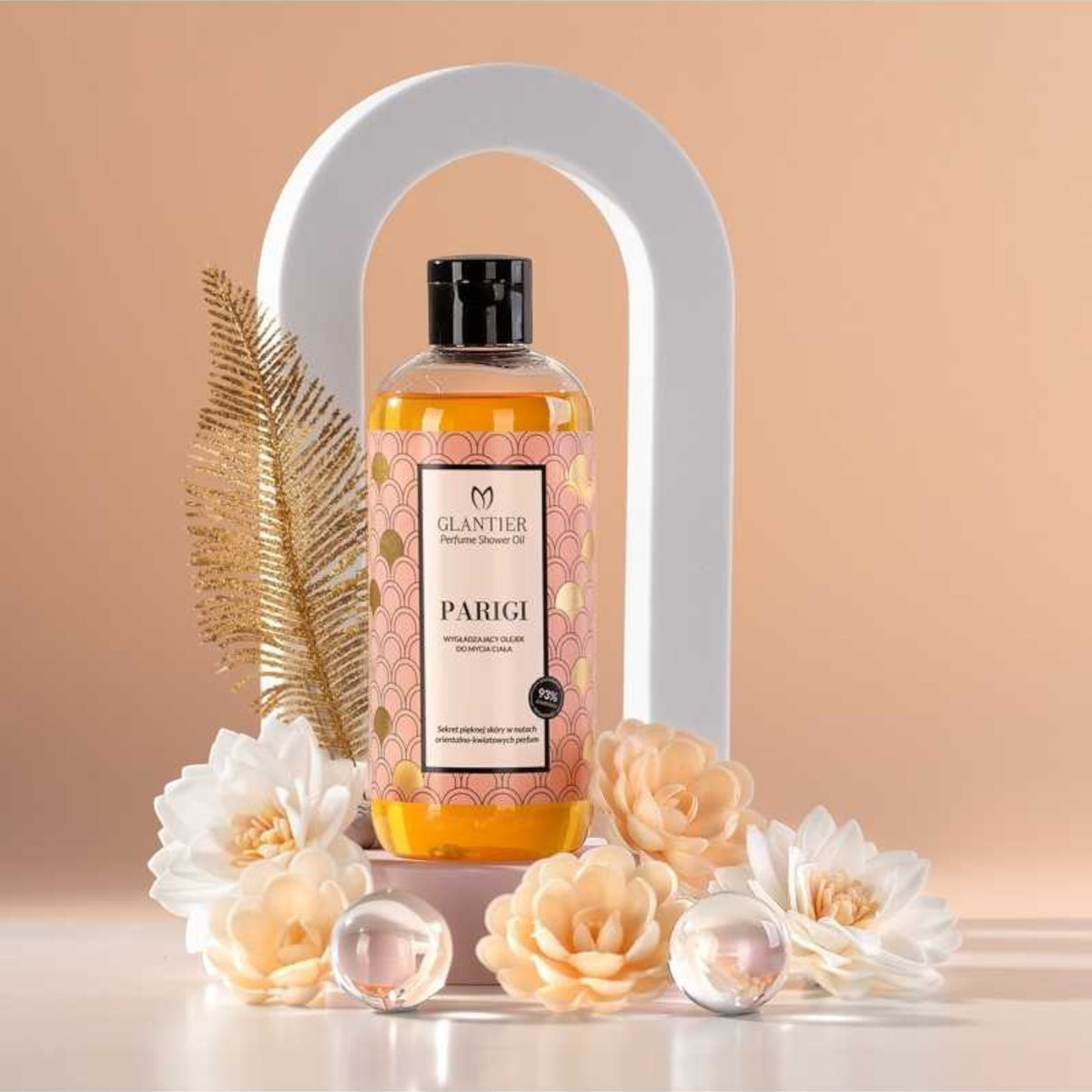 GLANTIER PARIGI LUKSUSOWY OLEJEK DO MYCIA CIAŁA 300 ml GŁĘBOKIE NAWILŻENIE
