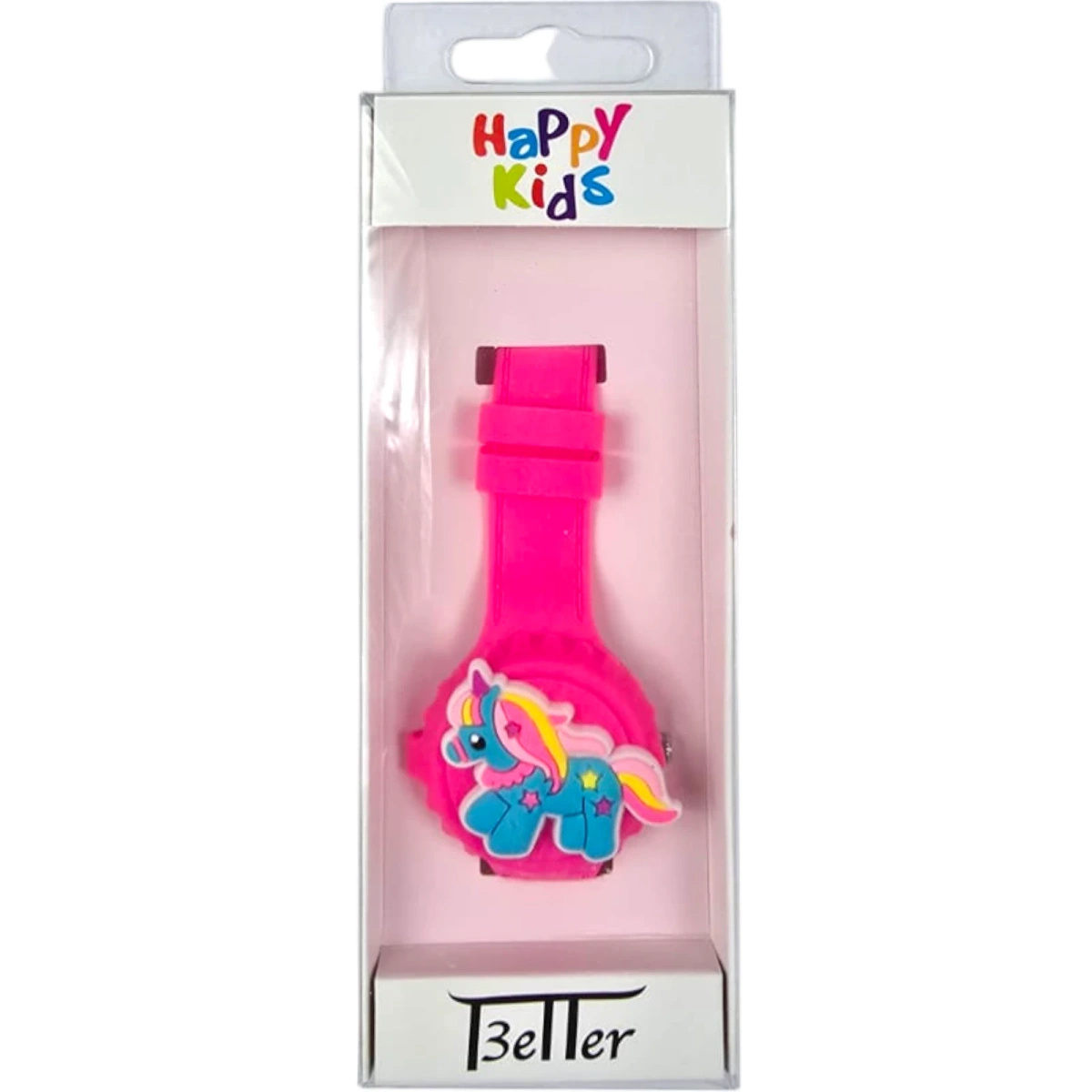 ZEGAREK DZIECIĘCY HAPPY KIDS JEDNOROŻEC EDU NA PREZENT PIERWSZY ZEGAREK