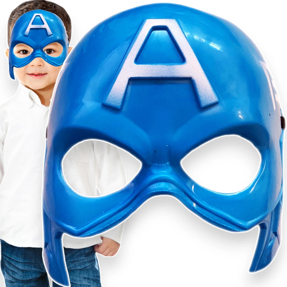 MASKA KAPITANA AMERYKA KAPITAN COSPLAY CAPTAIN NA BAL DLA DZIECI AVENGERS