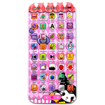 KUROMI - SMARTFON DLA DZIECI DOTYKOWY 3D TELEFON INTERAKTYWNY ŚWIECI GRA 