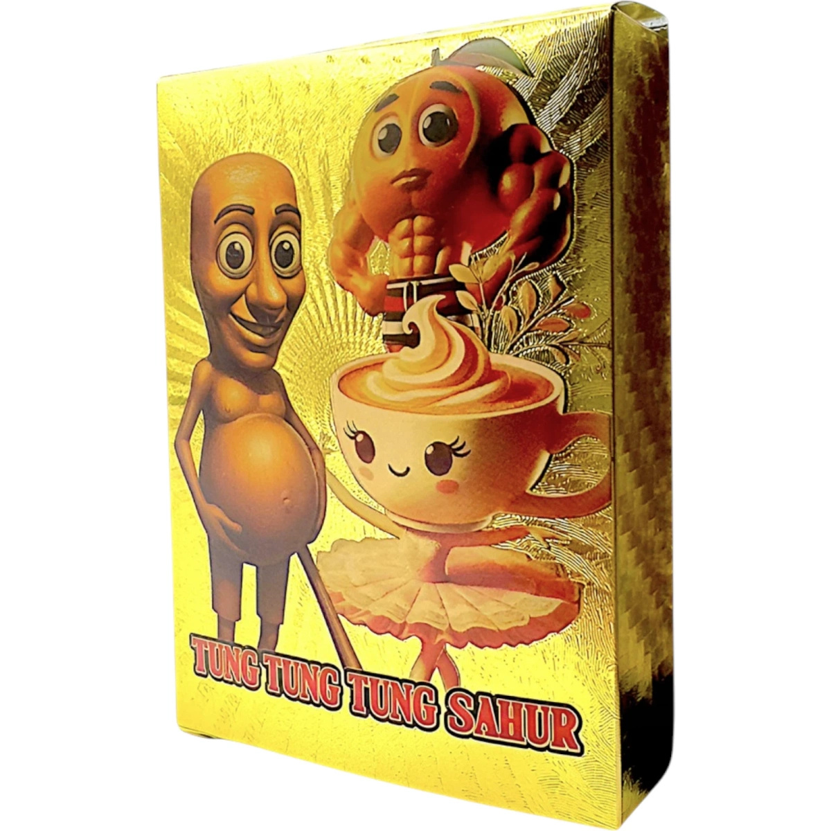 BRAINROT KARTY KOLEKCJONERSKIE ZŁOTE TUNG TUNG SAHUR BALERINA KAPUCZINA 55