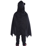 STRÓJ DLA CHŁOPCA PRZEBRANIE BATMAN PELERYNA GRUBY Z MIĘŚNIAMI roz 116-122