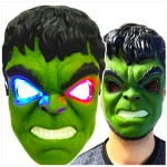 MASKA HULK AVENGERS ŚWIECĄCA LED SUPERBOHATER NA BAL PRZEBRANIE AVENGERS