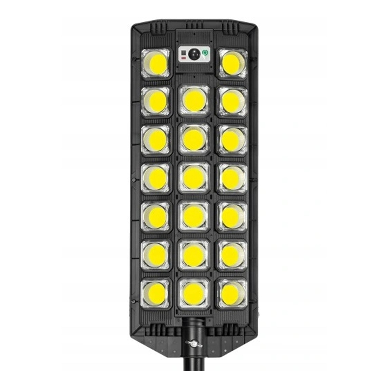 LAMPA SOLARNA 2400W CZUJNIK RUCHU ZMIERZCHU OGRODOWA LATARNIA PILOT GRARAŻ 