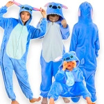 LILO STICH STRÓJ ONESIE KIGURUMI PIŻAMA GRUBY KOSTIUM NA IMPREZĘ PRZEBRANIE