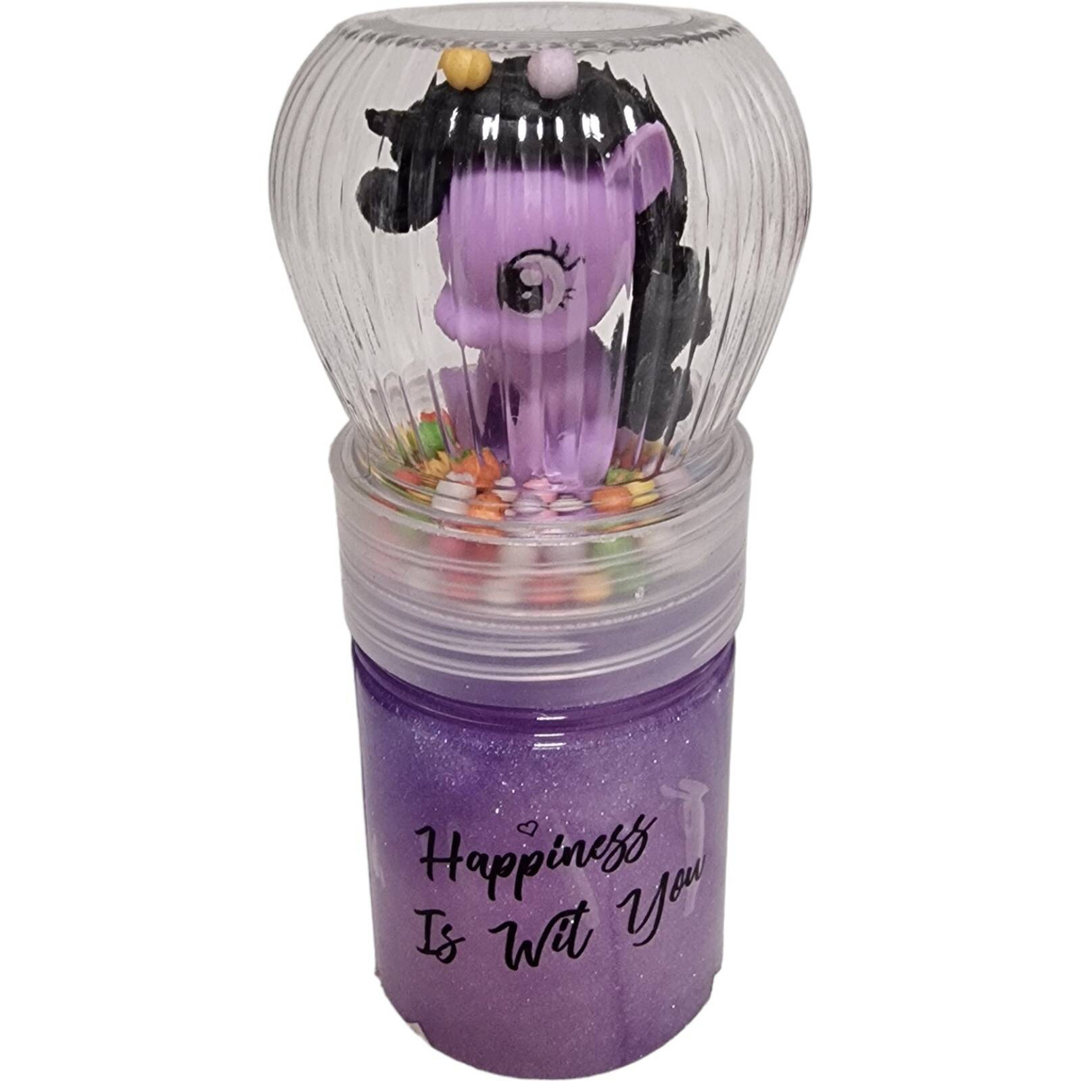 SLIME ZESTAW DO ROBIENIA GLUTÓW BROKATOWA W TUBIE GLUTY + FIGURKA KULECZKI