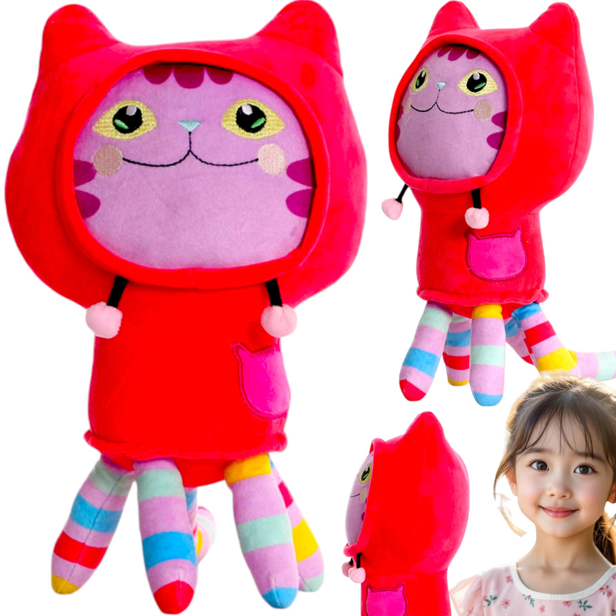 KOCI DOMEK GABI PLUSZOWA MASKOTKA KOCIMIĘTKA 31CM KOTEK Z BAJKI PRZYTULANKA