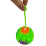 ŚWIECĄCA PIŁECZKA SENSORYCZNA Z GUMKĄ ANTYSTRESOWA PIŁKA ZABAWKA ŚWIECI LED