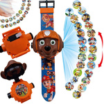 PSI PATROL ZEGAREK 3D Z PROJEKOTOREM ZUMA RZUTNIK PROJEKTOR WYŚWIETLA OBRAZ