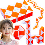 KOSTKA LOGICZNA UKŁADANKA MAGICZNY WĄŻ MAGIC SNAKE ŁAMIGŁÓWKA ZABAWKA EDU