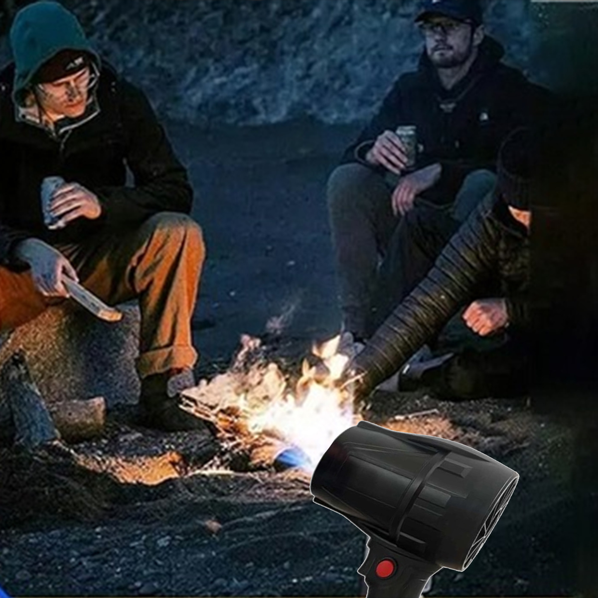 TURBO DMUCHAWA AKUMULATOROWA DO SAMOCHODU LIŚCI WODY ŚNIEGU 2 AKUMULATORY 