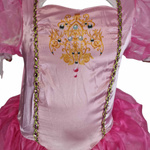 SUKNIA BALOWA DLA DZIEWCZYNKI NA BAL KSIĘŻNICZKA PEACH Z MARIO roz 110-122