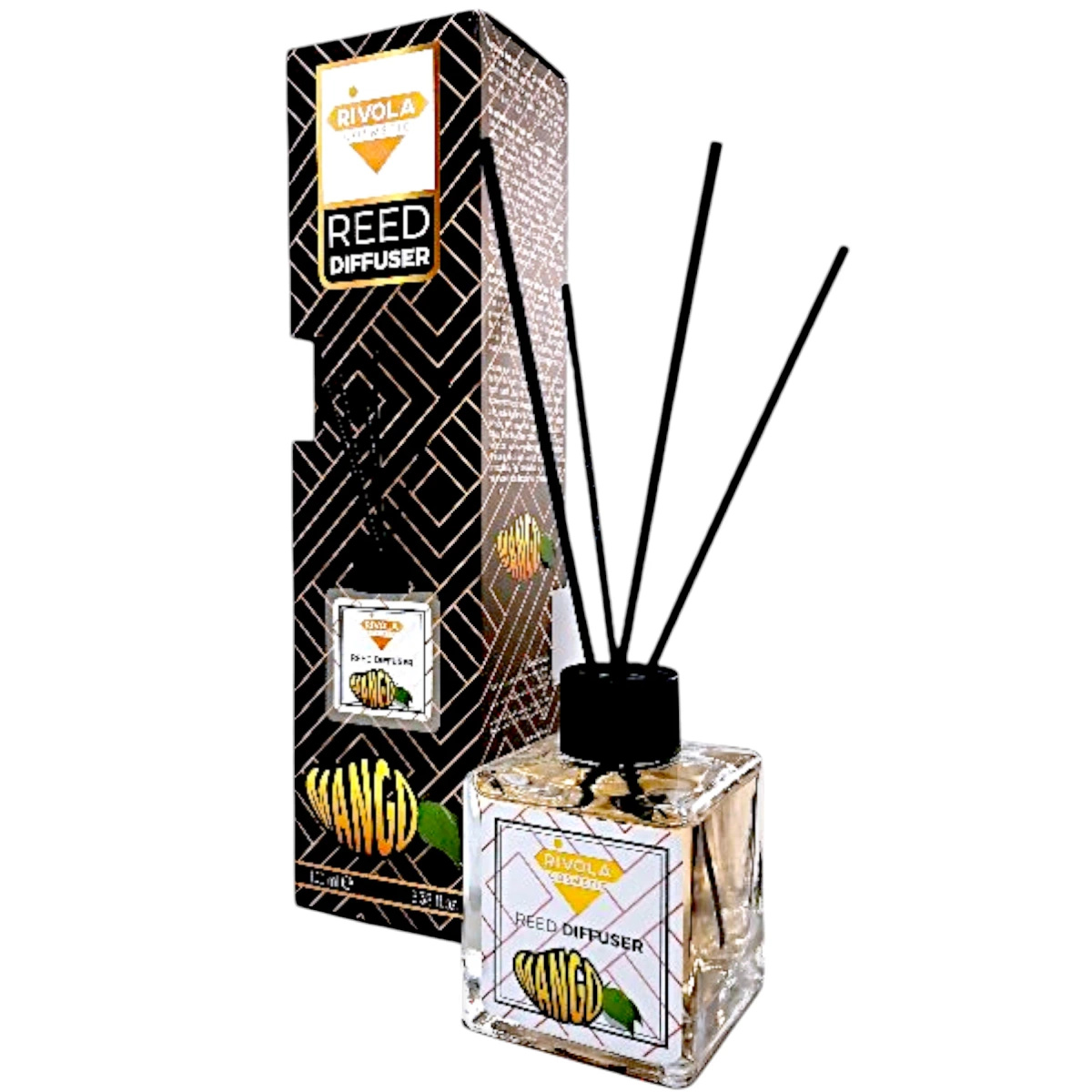 RIVOLA COSMETIC DYFUZOR ZAPACHOWY PATYCZKI PERFUMOWANE 100ml ZAPACH DO DOMU