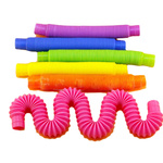 RURKA RURKI RURY SENSORYCZNE ANTYSTRESOWE XXL TUBA TUBY GNIOTEK DŁUGI 66 CM