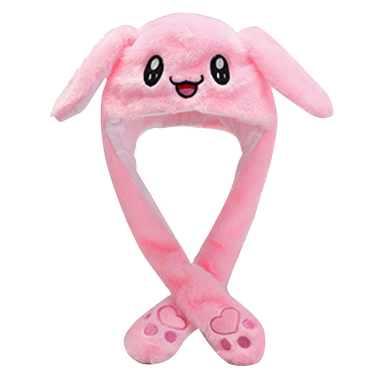 CZAPKA Z RUCHOMYMI USZAMI ŚWIECI ŁAPKI KRÓLIK USZY KRÓLIKA CIEPŁA POLAROWA