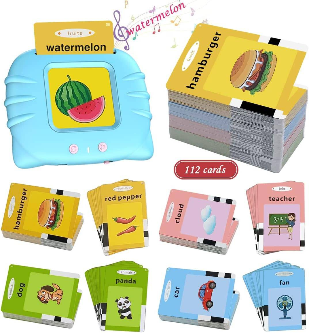 CZYTNIK KART DO NAUKI ANGIELSKIEGO 224 SŁÓWKA EDU DLA DZIECI 224 SŁÓWKA 