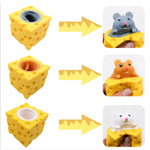 MOCHI SQUISHY GNIOTEK MYSZKA W SERZE ANTYSTRESOWY MYSZ ZABAWKA ANTYSTRESOWA