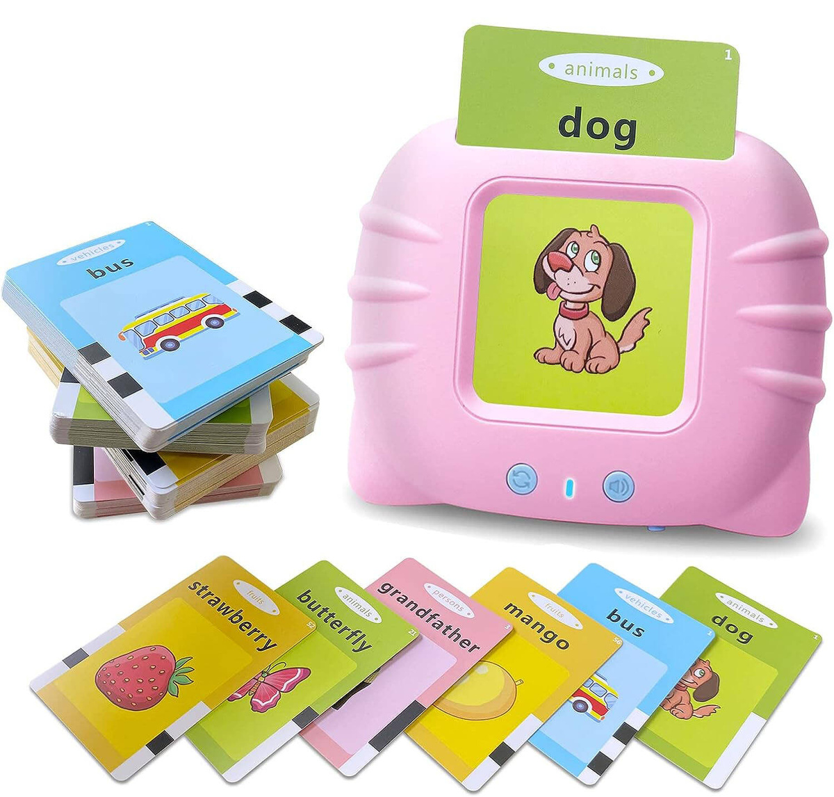 CZYTNIK KART DO NAUKI ANGIELSKIEGO 224 SŁÓWKA EDU DLA DZIECI 224 SŁÓWKA 