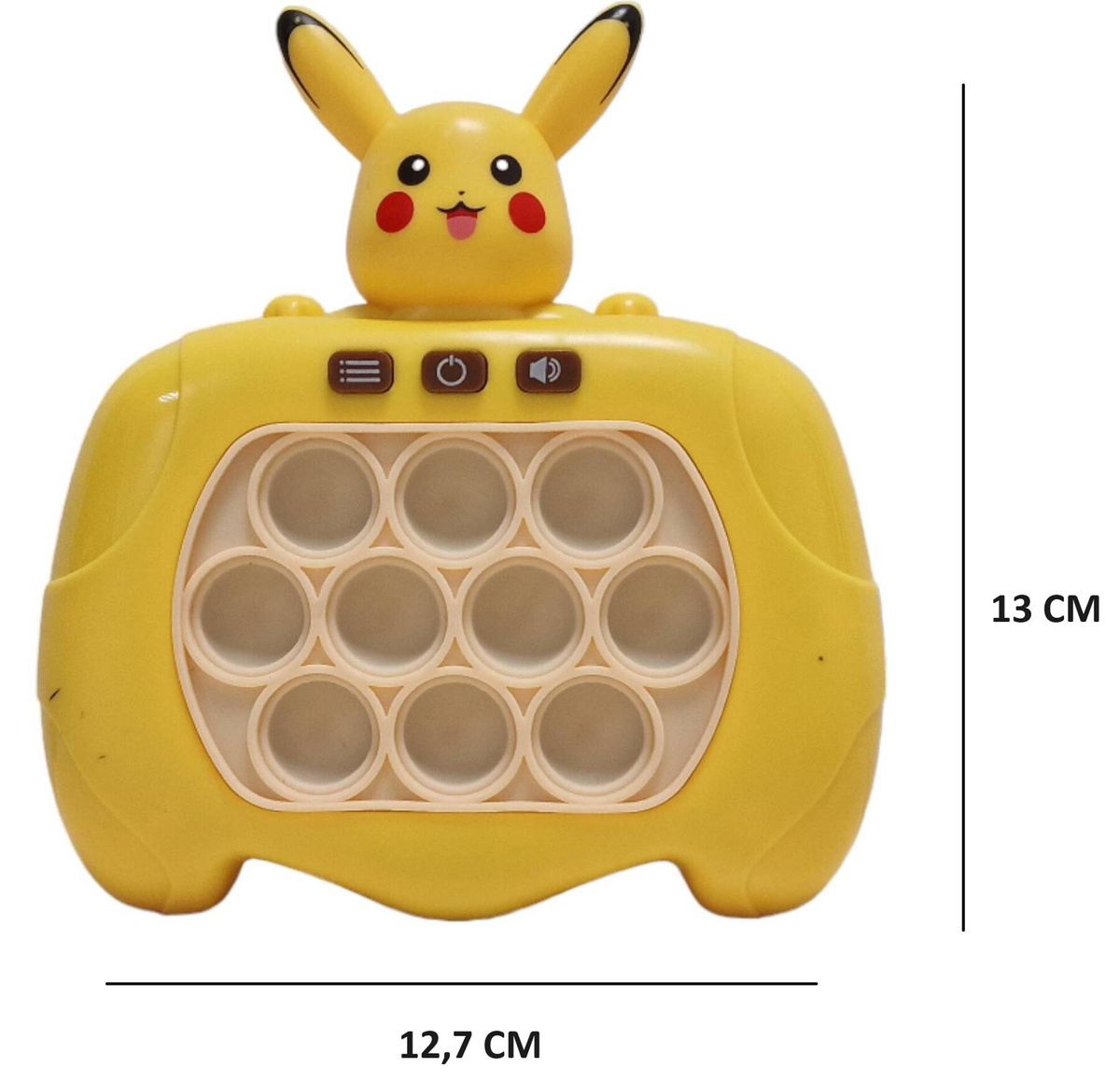POP IT KONSOLA PUSH POKEMON PIKACHU GRA ELEKTRONICZNA ZRĘCZNOŚCIOWA 4 TRYBY