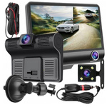 WIDEOREJESTRATOR KAMERA SAMOCHODOWA FULL HD 3KAMERY KAMERA COFANIA G-SENSOR