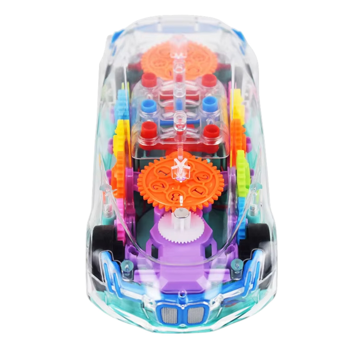 INTERAKTYWNY SAMOCHÓD LED AUTO DLA DZIECI ZABAWKA JEŹDZI ŚWIECI GRA DŹWIĘK