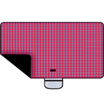 KOC PIKNIKOWY NA PLAŻĘ MATA BIWAKOWA WODOODPORNA PRZENOŚNA DUŻA 2x2m KRATA