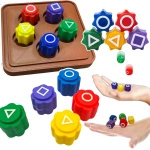 GONGGI KOREAŃSKA GRA  ZRĘCZNOŚCIOWA KOŚCI DO GRY SQUID GAME ZESTAW GONG-GI 