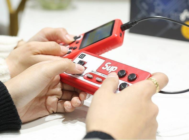 KONSOLA PRZENOŚNA RETRO MINI GAME BOX 400 GIER + PAD PEGASUS KONTRA GRY