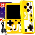 KONSOLA PRZENOŚNA RETRO MINI GAME BOX 400 GIER PAD + PAD TV KOLOROWE GIERKI