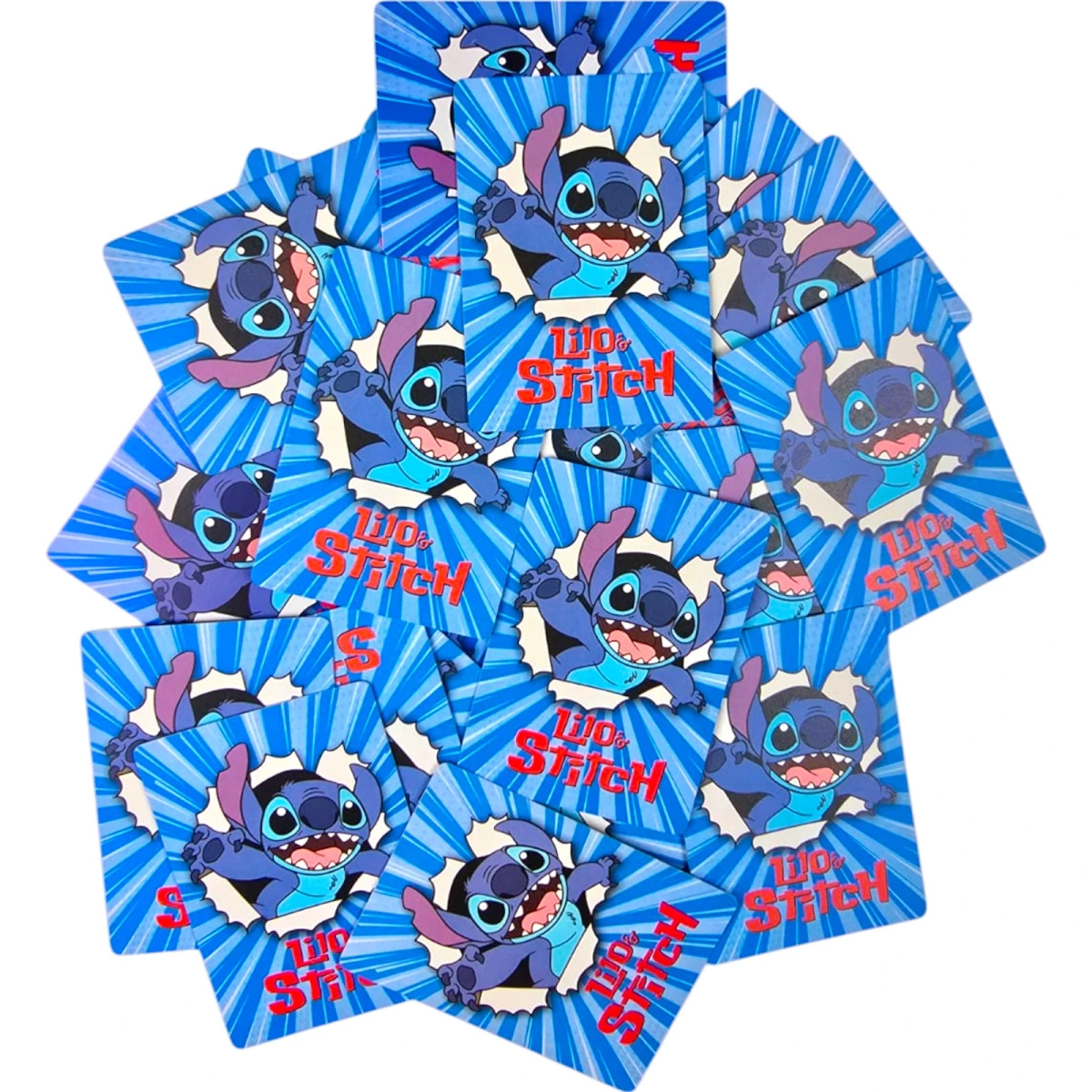 LILO I STICH Zestaw 2w1 Karty kolekcjonerskie 45 sztuk + Etui