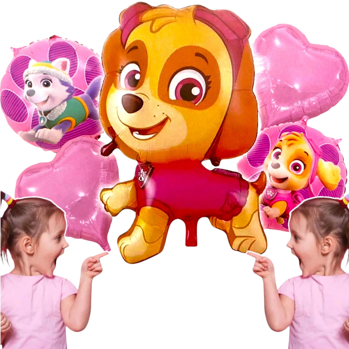 PSI PATROL ZESTAW BALONÓW NA URODZINY BALON SKYE BALONY NA URODZINY IMPREZĘ