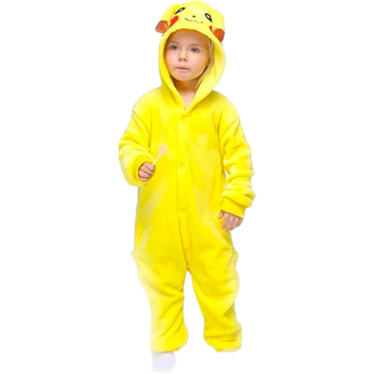 PIKACHU STRÓJ KOSTIUM PRZEBRANIE KIGURUMI PIDŻAMA DLA DZIECI rozmiar L 130