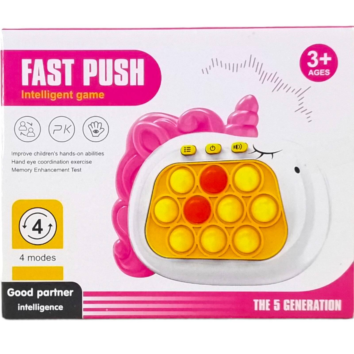 GRA POP IT DLA DZIEWCZYNKI ZRĘCZNOŚCIOWA QUICK PUSH GAME JEDNOROŻEC GIERKA