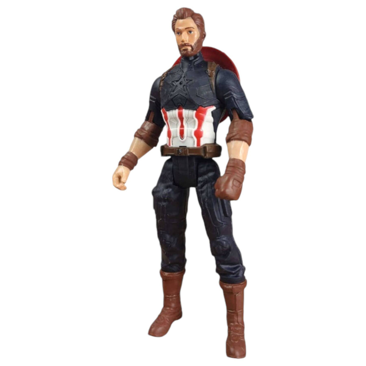 KAPITAN AMERYKA FIGURKA DUŻA RUCHOMA + TARCZA AVENGERS ŚWIECI DŹWIĘK 30CM