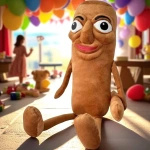 MASKOTKA BRAINROT TUNG TUNG TUNG SAHUR 45CM VIRALOWY PLUSZAK Z TIK TOKA