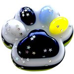 GNIOTEK ANTYSTRESOWY KOCIA ŁAPKA Z POSYPKĄ ZABAWKA SENSORYCZNA ANTYSTRESOWA