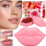 ŻELOWA MASECZKA NA USTA Z EKSTRAKTEM Z RÓŻY 20szt. REGENERACJA NAWILŻENIE 