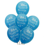 ZESTAW BALONÓW URODZINOWYCH BALONY NA URODZINY 30CM HAPPY BIRTHDAY 6szt