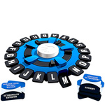 TAPPLE GRA SŁOWNA EDUKACYJNA KREATYWNA ZABAWA GRA RODZINNA 36 KART LITERKI