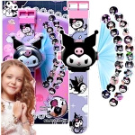 KUROMI ZEGAREK Z PROJEKTORM 3D WYŚWIETLA OBRAZKI IKONY PROJEKTOR