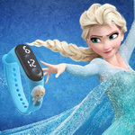 ELEKTRONICZNY SUPER ZEGAREK LED DLA DZIEWCZYNKI SMARTWATCH FROZEN ELSA  