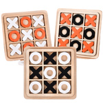 GRA KÓŁKO I KRZYŻYK DREWNIANA DLA DZIECI I DOROSŁYCH LOGICZNA UKŁADANKA 