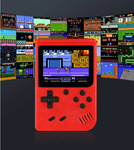 KONSOLA PRZENOŚNA RETRO MINI GAME BOX 400 GIER PAD + PAD TV KOLOROWE GIERKI