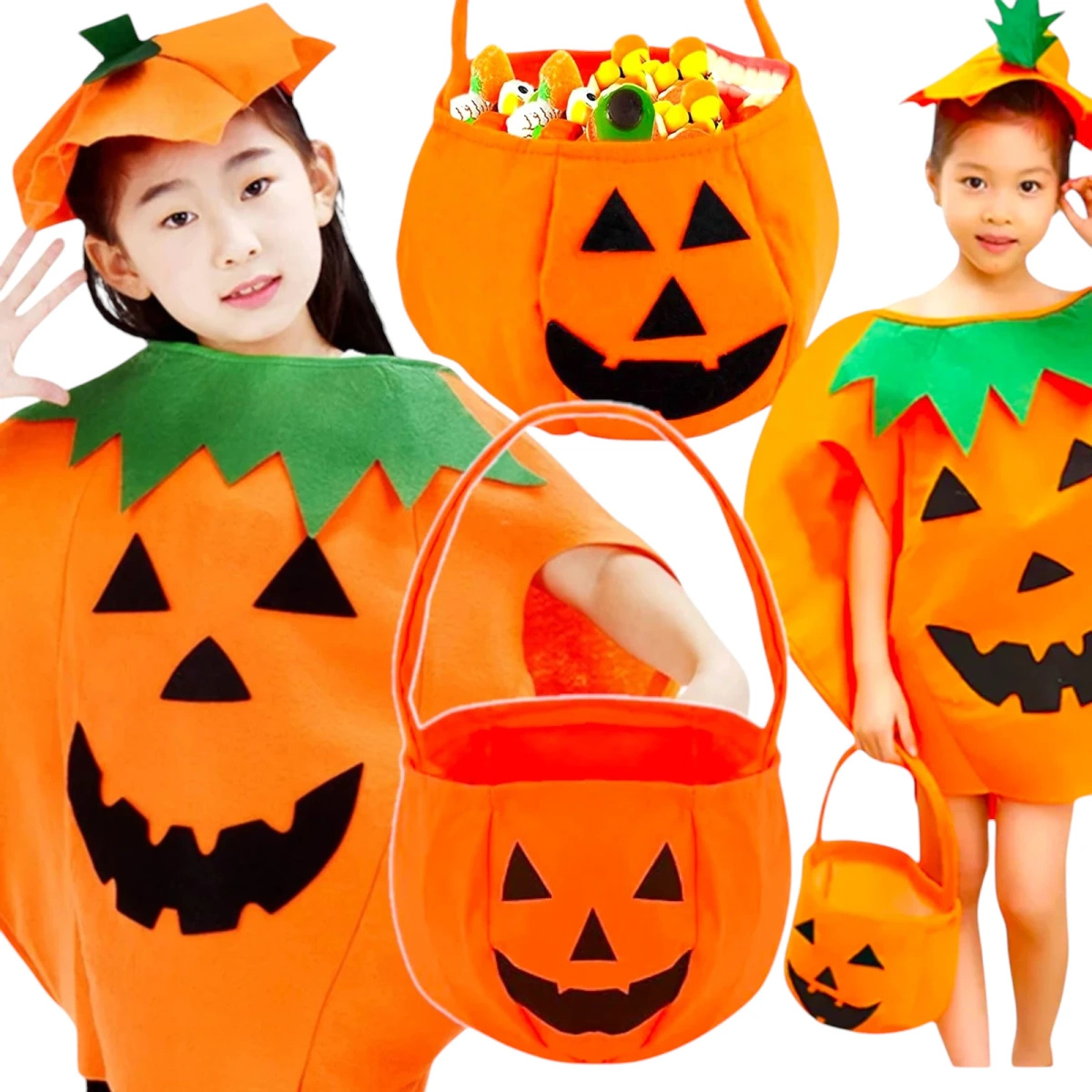 Strój na Halloween Dynia + Torebka